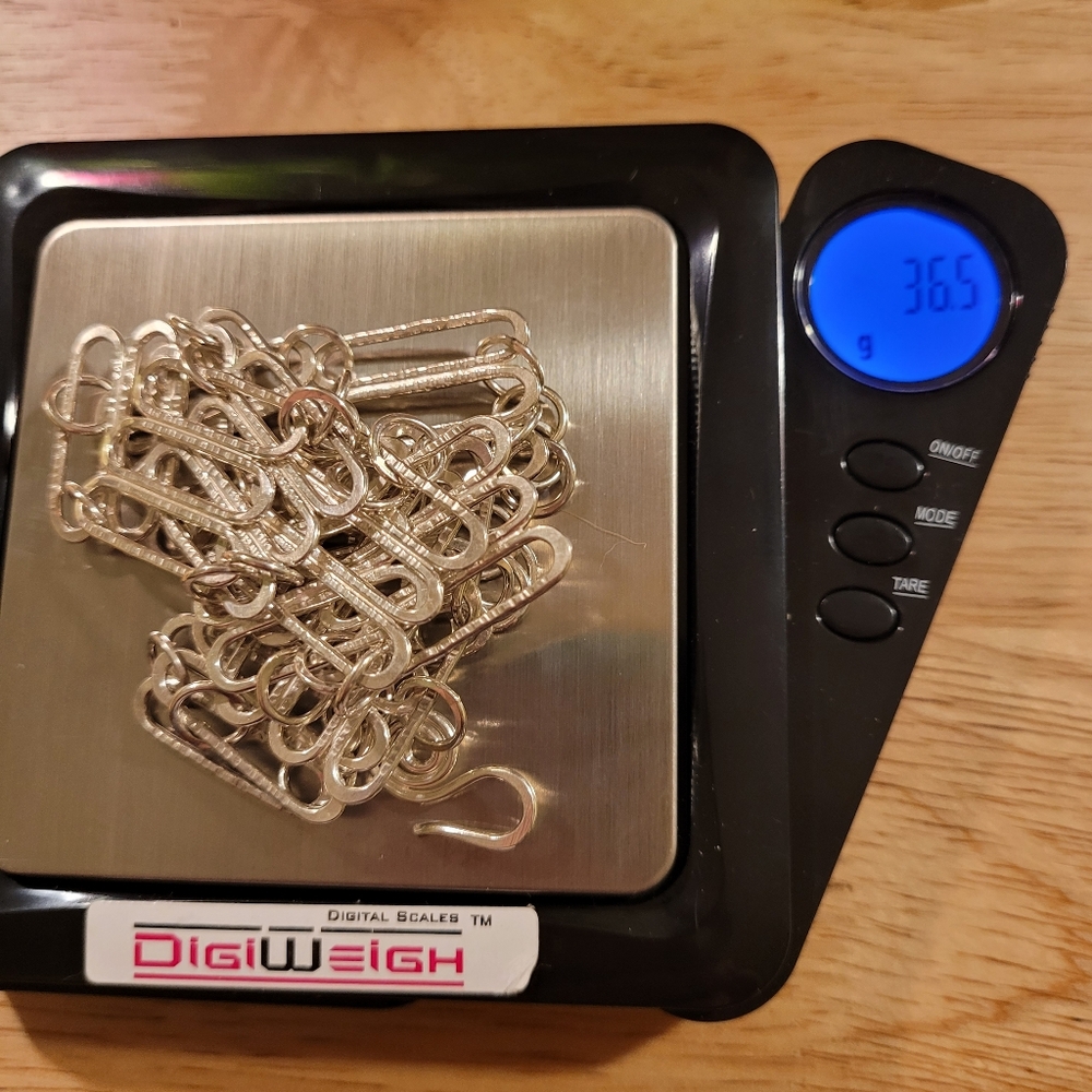 Solid Sterling Silver Paperclip Handcrafted Neckl… - image 7